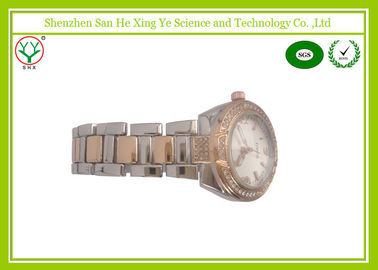 Reloj de plata del cuarzo del movimiento de Japón de la moda, relojes del acero inoxidable