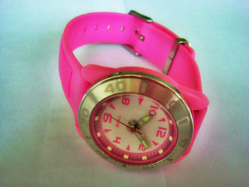 Relojes resistentes de agua del reloj análogo/el 100M de las mujeres del cuarzo del acero inoxidable