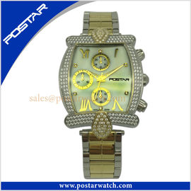 Reloj con mejores ventas del cuarzo del acero inoxidable 2015 con el caso especial
