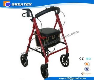 Caminante plegable ligero de la rueda del rollator 4, marcos que caminan plegables para los ancianos