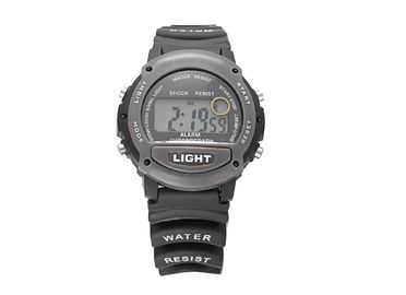 Relojes impermeables multifuncionales del deporte de la correa a prueba de choques de la PU para los hombres
