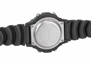 Relojes impermeables multifuncionales del deporte de la correa a prueba de choques de la PU para los hombres