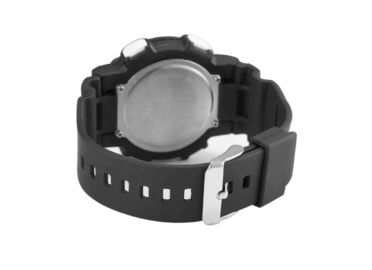 Reloj del deporte de la prenda impermeable del OEM LCD con el cronógrafo, radio, alarma
