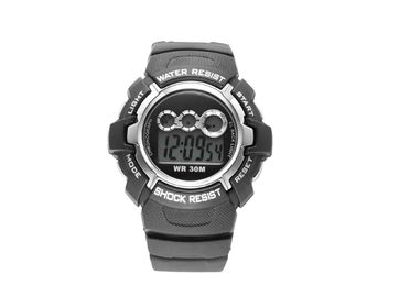 Reloj impermeable para hombre del deporte de la alarma diaria del plástico de Vogue para el varón/el adolescente