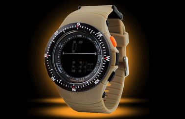 Relojes multifuncionales del alpinismo del hombre moderno del reloj del deporte de la exhibición del LCD