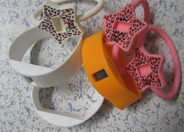 Impermeable duradero baratos precisa movimiento silicona pulsera relojes de cuarzo por mayor