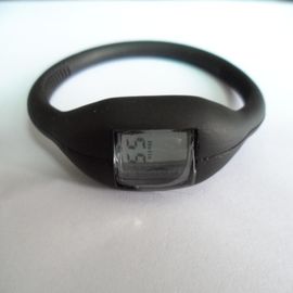 Reloj flexible de la pulsera del silicón