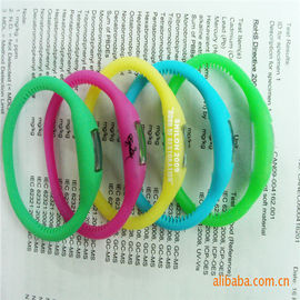 Reloj flexible de la pulsera del silicón