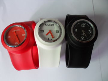 Lujo púrpura de Digitaces del silicón del reloj respetuoso del medio ambiente de la banda para los niños