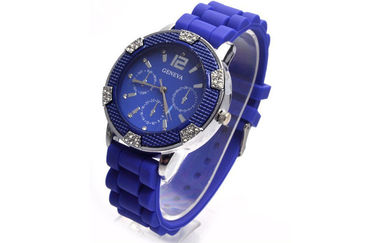 Relojes a prueba de choques de las muchachas de la atmósfera del reloj 3 de la pulsera del silicón de la forma de la rueda