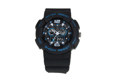 Reloj electrónico modificado para requisitos particulares deporte dual resistente de la exhibición de agua de 30 M
