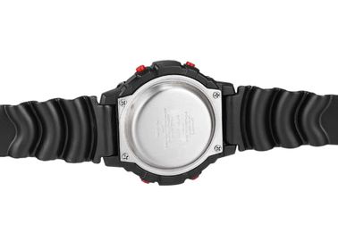 relojes de Digitaces multifuncionales resistentes de agua de los 30M para los niños, caja negra del ABS