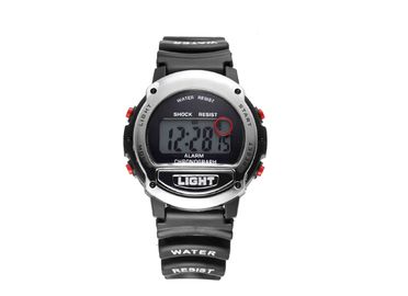 relojes de Digitaces multifuncionales resistentes de agua de los 30M para los niños, caja negra del ABS