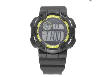 Relojes multi electrónicos de la función de la prenda impermeable de la reserva del poder, reloj análogo digital