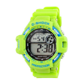 Reloj para hombre del cuarzo de Digitaces del silicón de los relojes multifuncionales impermeables de los deportes