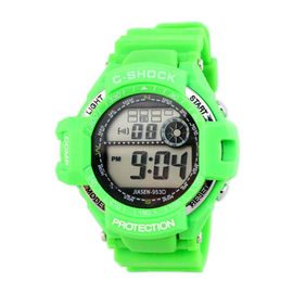 Reloj para hombre del cuarzo de Digitaces del silicón de los relojes multifuncionales impermeables de los deportes