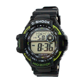 Reloj para hombre del cuarzo de Digitaces del silicón de los relojes multifuncionales impermeables de los deportes