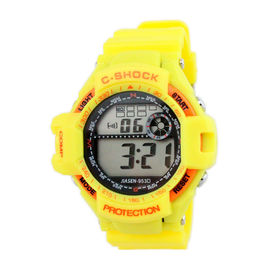 Reloj para hombre del cuarzo de Digitaces del silicón de los relojes multifuncionales impermeables de los deportes