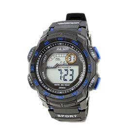 Los relojes de Digitaces multifuncionales para hombre impermeables dicen el día y la fecha, PVC negro/norte