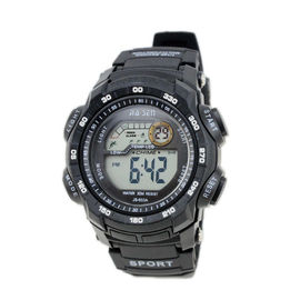 Los relojes de Digitaces multifuncionales para hombre impermeables dicen el día y la fecha, PVC negro/norte