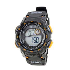 Los relojes de Digitaces multifuncionales para hombre impermeables dicen el día y la fecha, PVC negro/norte