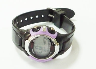 Negro Reloj Digital silicona Jelly / ver EL deporte / multifunción Digital ver 5