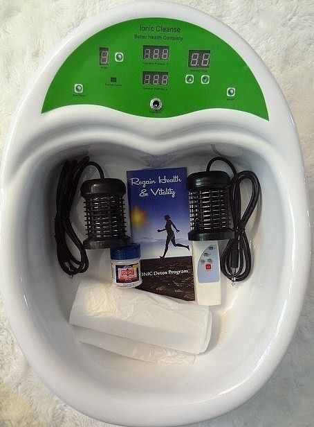 El ion limpia el Massager del balneario del pie del Detox, vida del balneario desintoxica el dispositivo de la salud con teledirigido